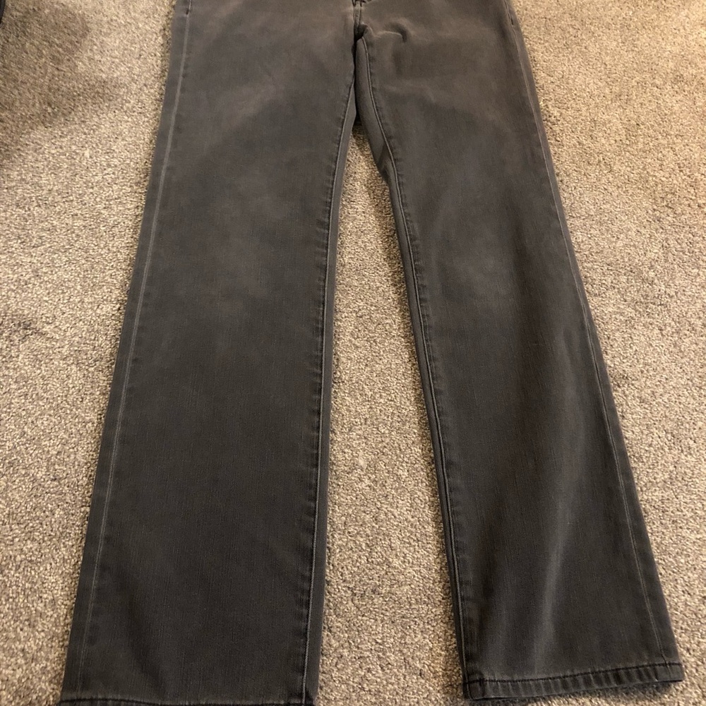 Henry & Belle womans Charcoal Straight Jeans - Picture 2 of 4
